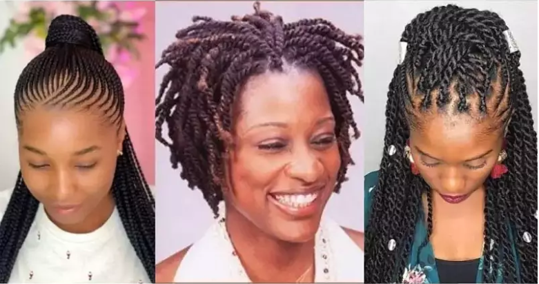 12 Kinky Twists Braided Hairstyles