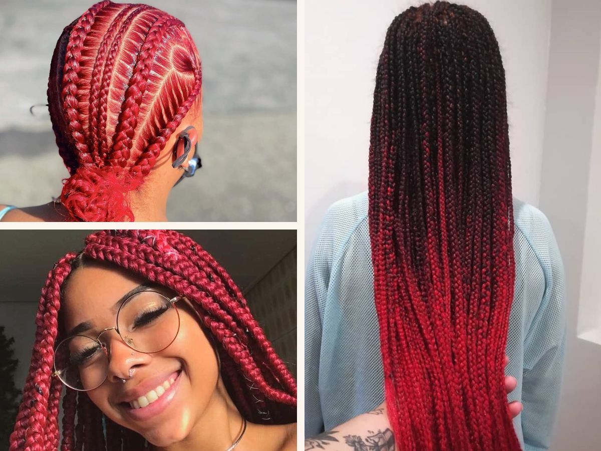 10 Red Braids Hairstyles