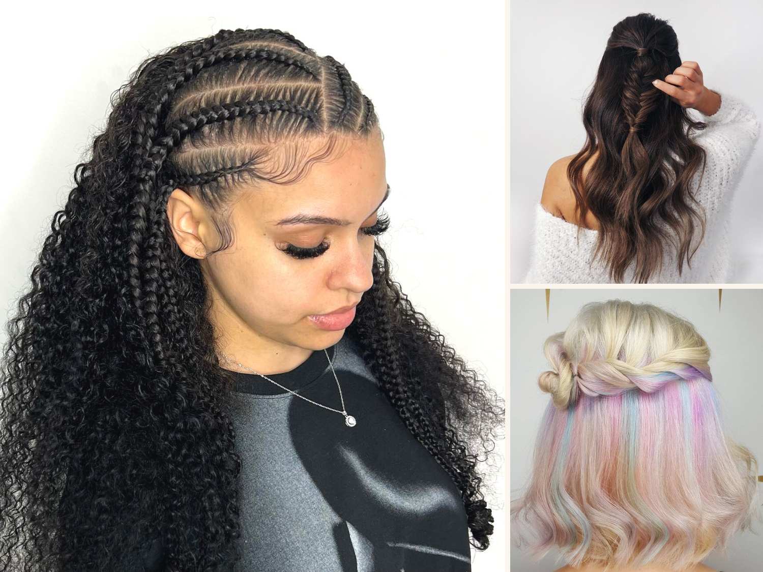 15 Half Up Half Down Braids Hairstyles