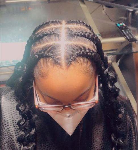 Pop Smoke Braids With Curly Ends for women