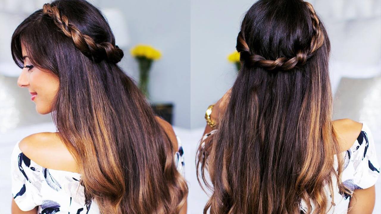 The Twisted Half-Up Hairstyle